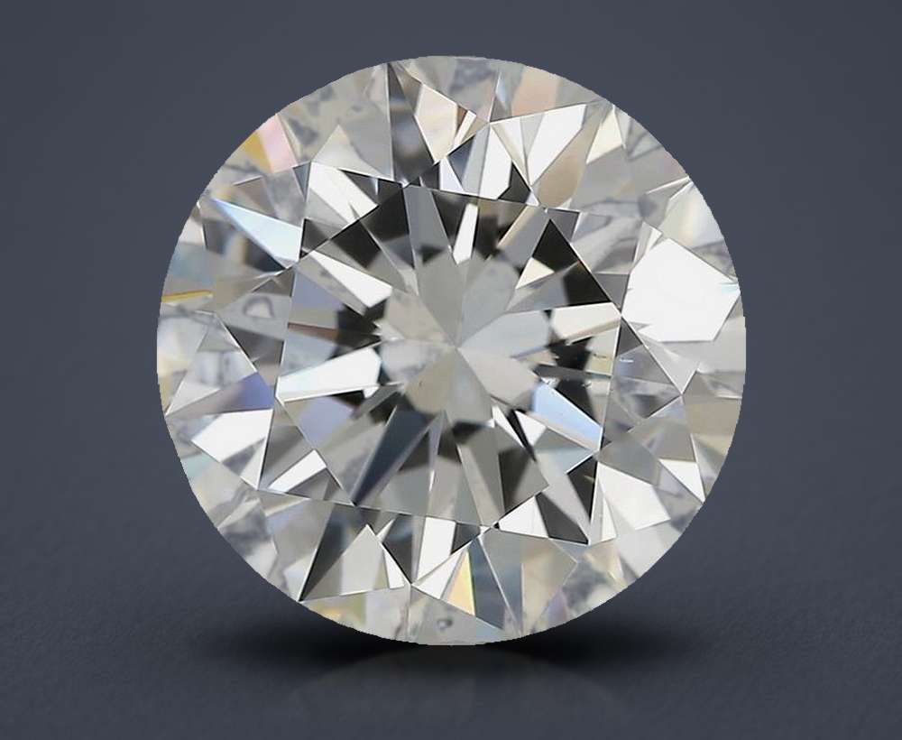 4.01ct H VS2 Rare Carat Ideal Cut Round Diamond