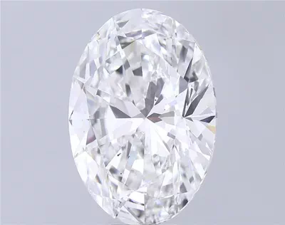 11.53ct F VS2 Rare Carat Ideal Cut Oval Lab Grown Diamond