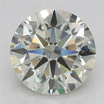 3.04ct J VS1 Rare Carat Ideal Cut Round Lab Grown Diamond