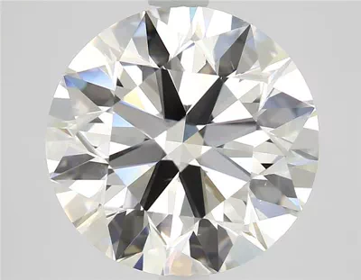 3.23ct H VS2 Rare Carat Ideal Cut Round Diamond