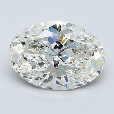 2.01ct I SI2 Rare Carat Ideal Cut Oval Diamond