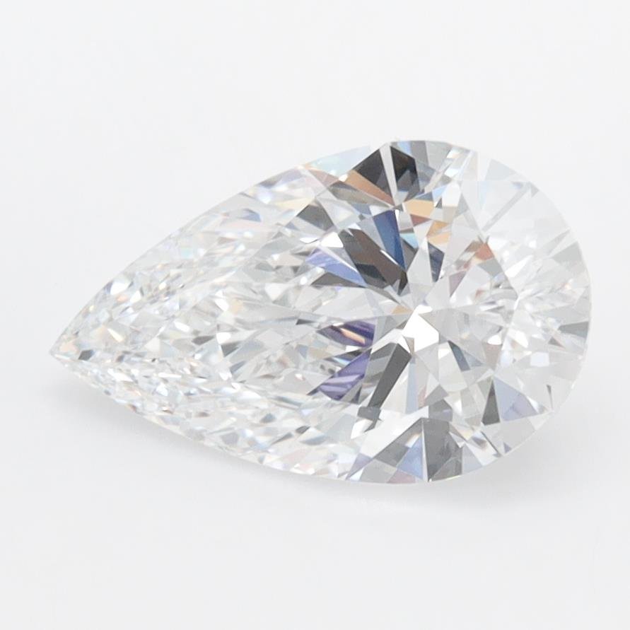 1.50ct D VS1 Rare Carat Ideal Cut Pear Lab Grown Diamond
