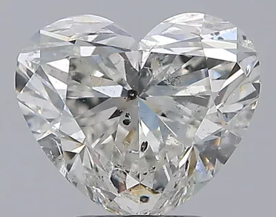 2.81ct G SI2 Rare Carat Ideal Cut Heart Diamond