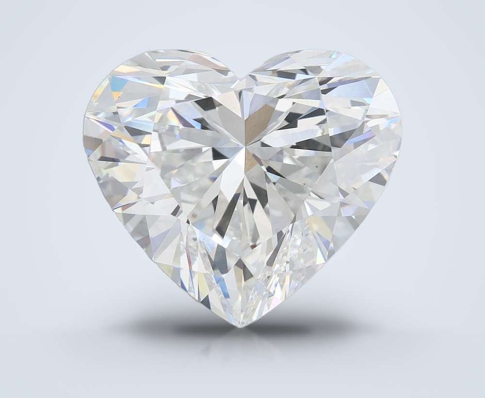 8.04ct E VVS2 Rare Carat Ideal Cut Heart Lab Grown Diamond