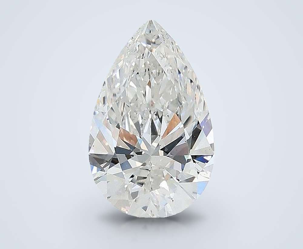 1.55ct E VS2 Rare Carat Ideal Cut Pear Lab Grown Diamond