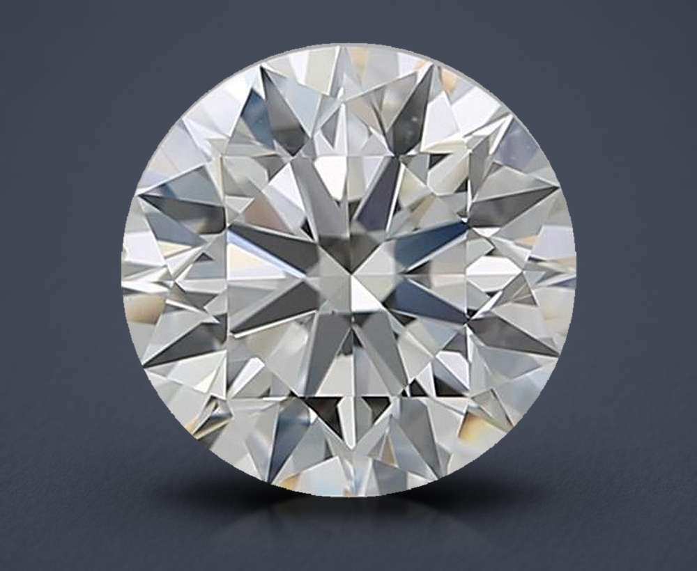 2.64ct I VS2 Rare Carat Ideal Cut Round Diamond