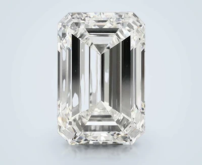 16.09ct F VVS2 Rare Carat Ideal Cut Emerald Lab Grown Diamond