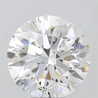 5.02ct G SI2 Excellent Cut Round Diamond