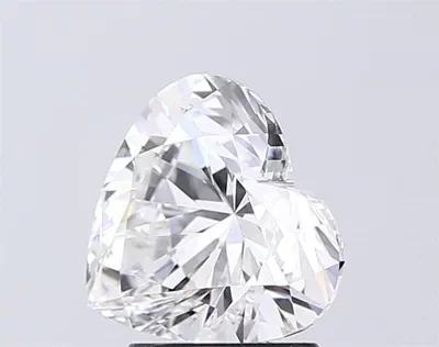 2.41ct E VVS2 Rare Carat Ideal Cut Heart Lab Grown Diamond