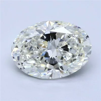 4.44ct J SI2 Very Good Cut Oval Diamond