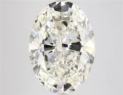 7.32ct J SI2 Rare Carat Ideal Cut Oval Diamond