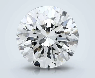 4.50ct J SI2 Rare Carat Ideal Cut Round Diamond