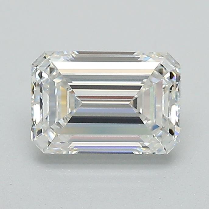 1.06ct F VS1 Excellent Cut Emerald Lab Grown Diamond