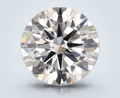 3.01ct E SI1 Rare Carat Ideal Cut Round Lab Grown Diamond