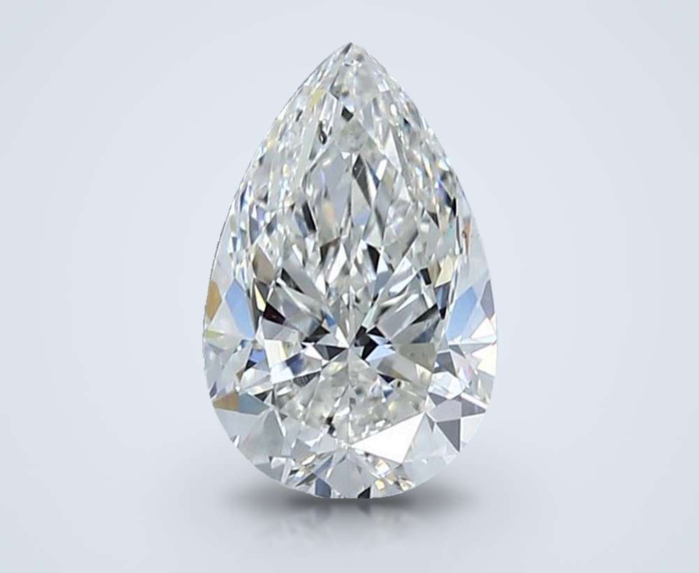 1.50ct H SI1 Very Good Cut Pear Diamond