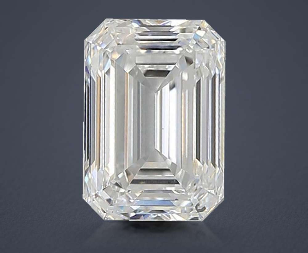 2.02ct E VS1 Rare Carat Ideal Cut Emerald Lab Grown Diamond