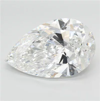 11.05ct E VVS2 Rare Carat Ideal Cut Pear Lab Grown Diamond