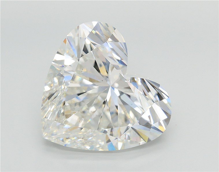10.27ct F VS2 Rare Carat Ideal Cut Heart Lab Grown Diamond