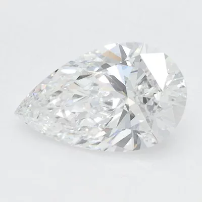 1.07ct D VVS1 Rare Carat Ideal Cut Pear Lab Grown Diamond