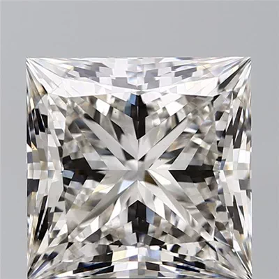7.21ct H VS2 Rare Carat Ideal Cut Princess Lab Grown Diamond