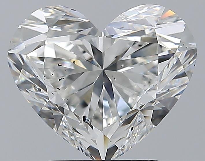3.01ct H SI2 Rare Carat Ideal Cut Heart Diamond