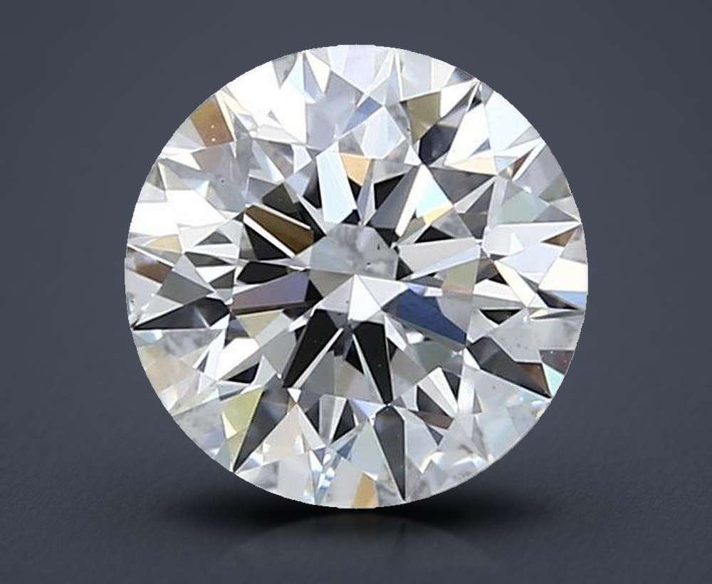 2.00ct E VS2 Excellent Cut Round Lab Grown Diamond