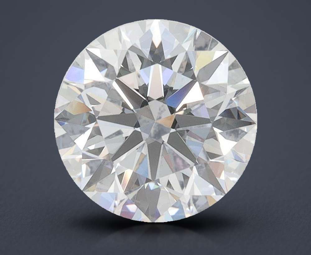 2.56ct D VVS1 Rare Carat Ideal Cut Round Lab Grown Diamond