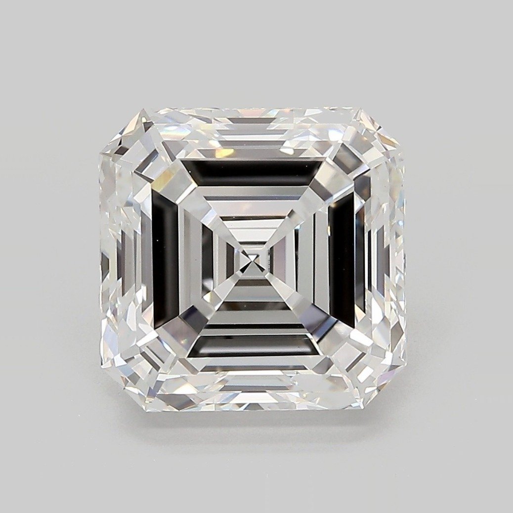 6.07ct E VS1 Rare Carat Ideal Cut Asscher Lab Grown Diamond