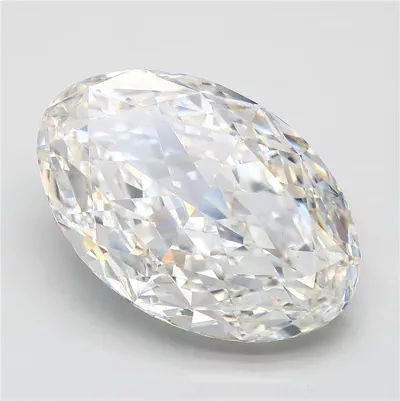 30.32ct F VS1 Rare Carat Ideal Cut Oval Lab Grown Diamond