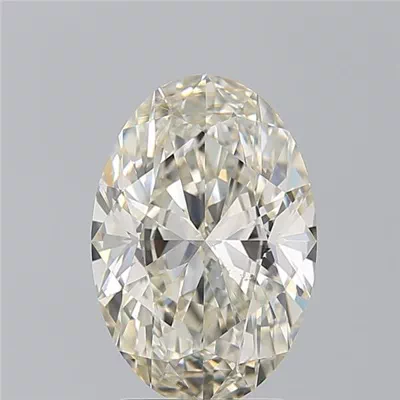 3.29ct J SI1 Rare Carat Ideal Cut Oval Diamond