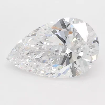 1.59ct D VVS2 Rare Carat Ideal Cut Pear Lab Grown Diamond