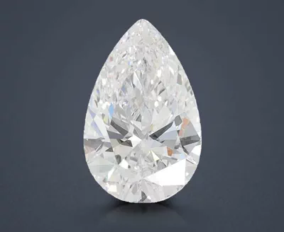 1.59ct D VVS2 Rare Carat Ideal Cut Pear Lab Grown Diamond