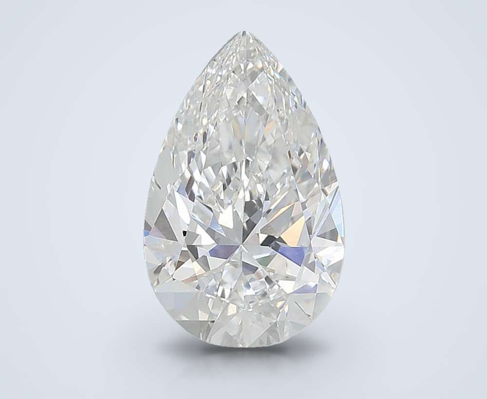 3.26ct E VS1 Rare Carat Ideal Cut Pear Lab Grown Diamond