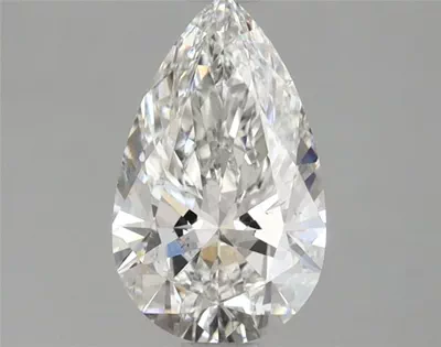1.29ct F SI1 Rare Carat Ideal Cut Pear Lab Grown Diamond