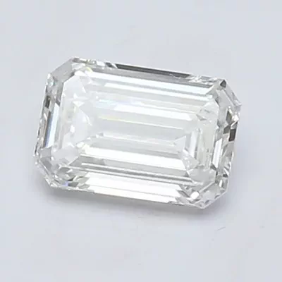 0.73ct D VVS1 Very Good Cut Emerald Lab Grown Diamond