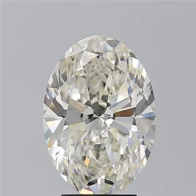 4.01ct K SI1 Rare Carat Ideal Cut Oval Diamond