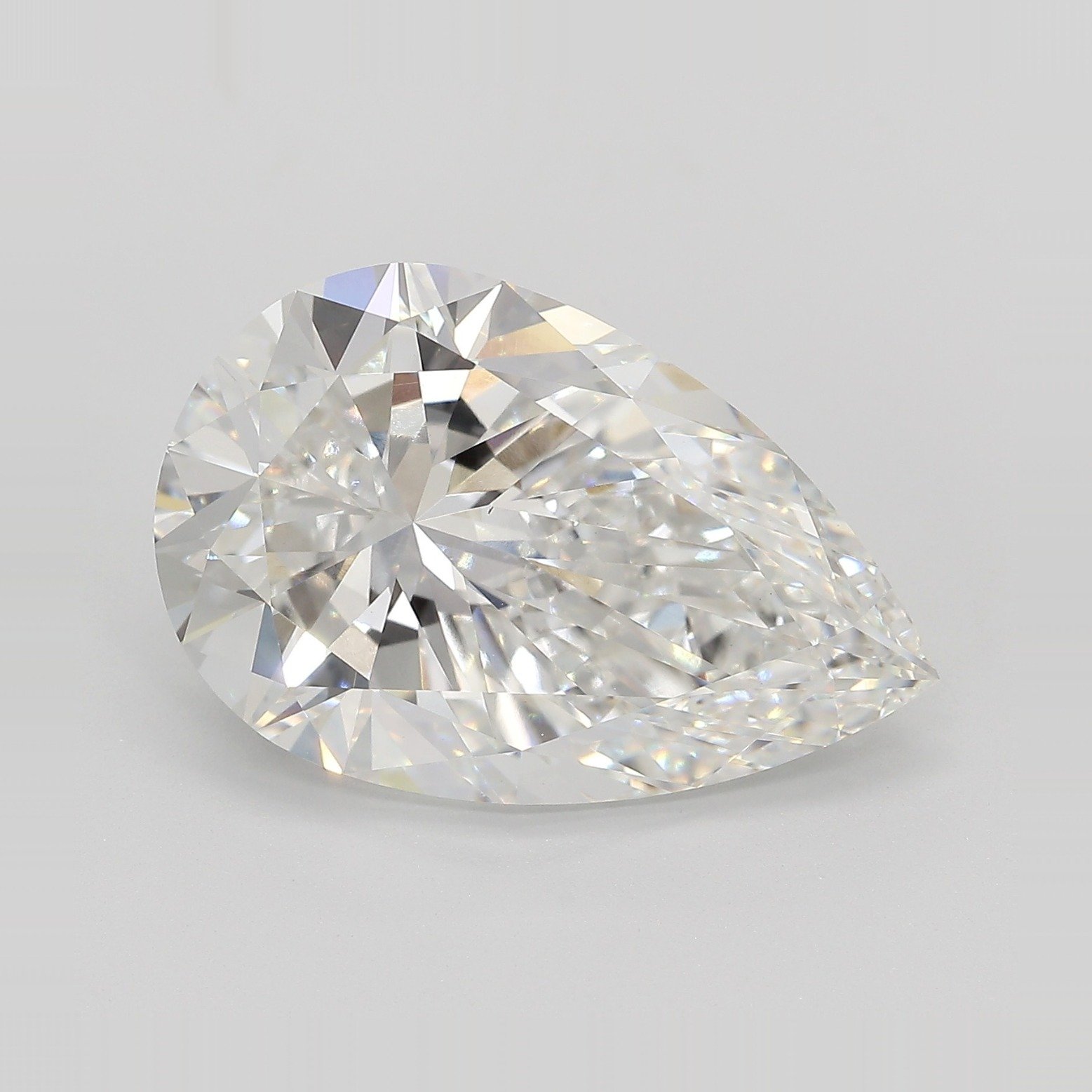 10.06ct F VVS2 Rare Carat Ideal Cut Pear Lab Grown Diamond