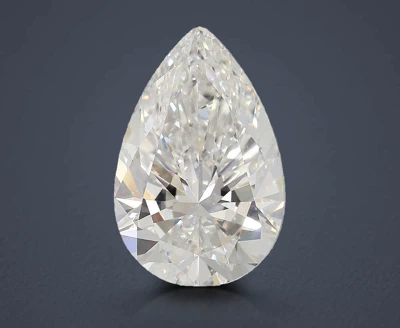 10.06ct F VVS2 Rare Carat Ideal Cut Pear Lab Grown Diamond