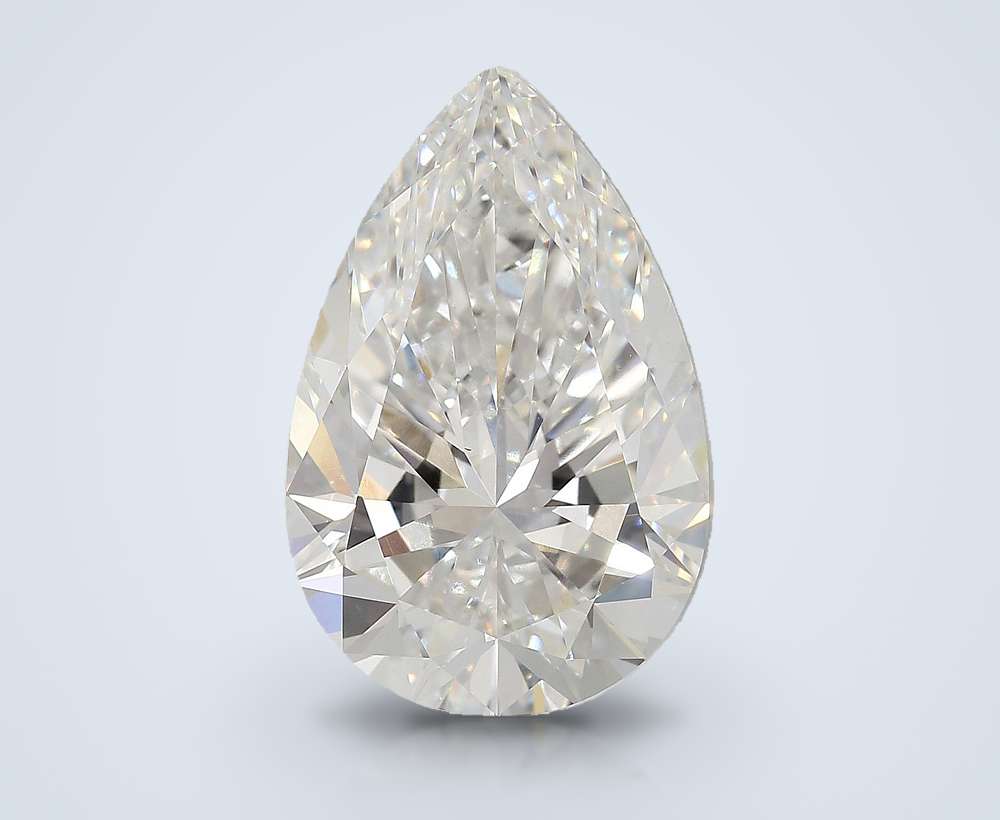 10.06ct F VVS2 Rare Carat Ideal Cut Pear Lab Grown Diamond