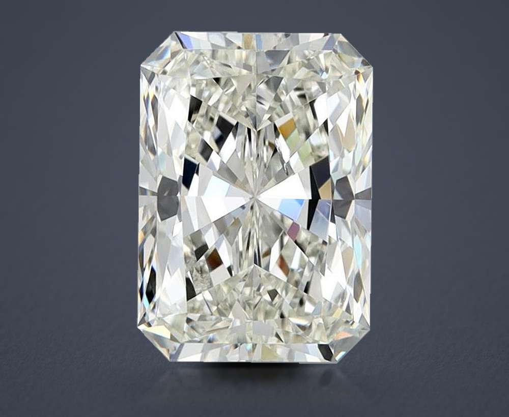 2.22ct J SI2 Rare Carat Ideal Cut Radiant Diamond