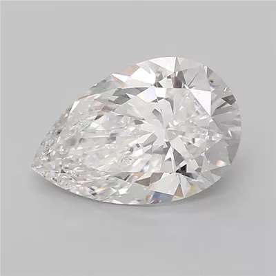 3.03ct E VS1 Rare Carat Ideal Cut Pear Lab Grown Diamond