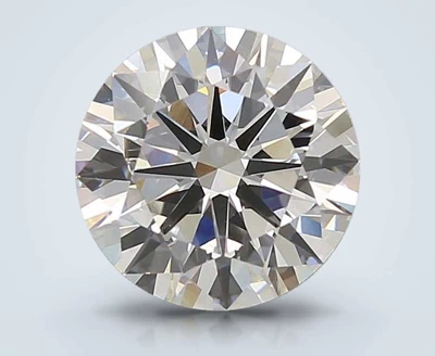 3.09ct E VVS2 Rare Carat Ideal Cut Round Lab Grown Diamond