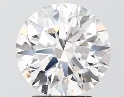 3.01ct H VS2 Rare Carat Ideal Cut Round Lab Grown Diamond