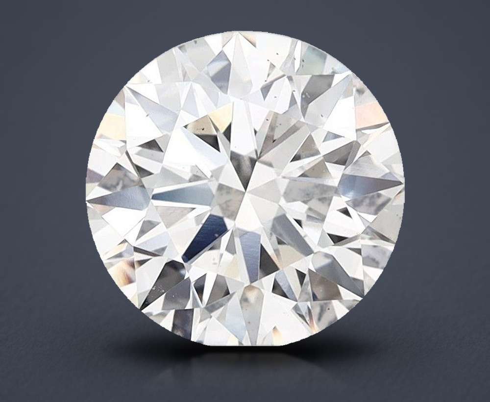 3.01ct H VS2 Rare Carat Ideal Cut Round Lab Grown Diamond