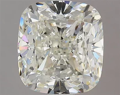 4.01ct J SI2 Rare Carat Ideal Cut Cushion Diamond