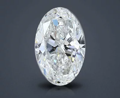 1.01ct G SI2 Rare Carat Ideal Cut Oval Diamond