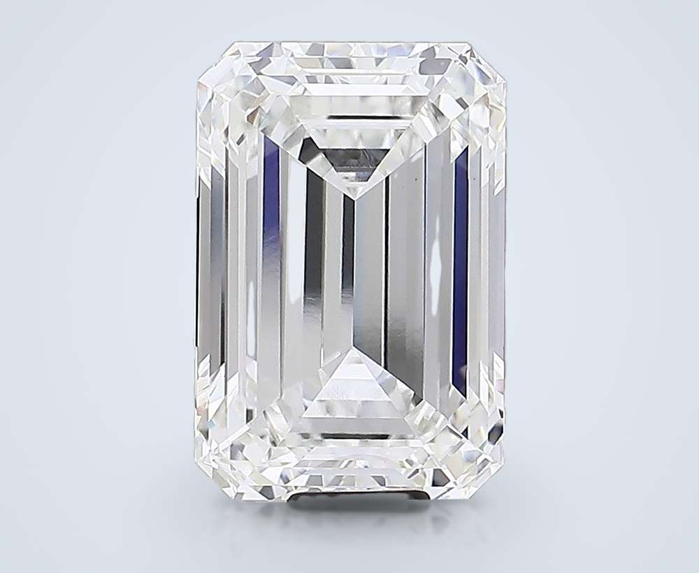 20.06ct F VVS2 Rare Carat Ideal Cut Emerald Lab Grown Diamond