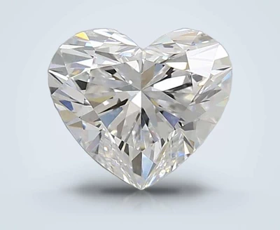 2.06ct D VVS1 Rare Carat Ideal Cut Heart Lab Grown Diamond