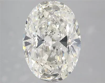 5.03ct E SI2 Rare Carat Ideal Cut Oval Diamond