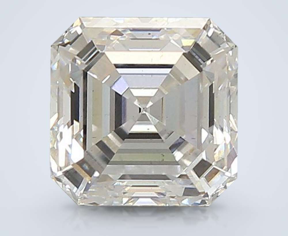 2.59ct E VS2 Rare Carat Ideal Cut Asscher Lab Grown Diamond